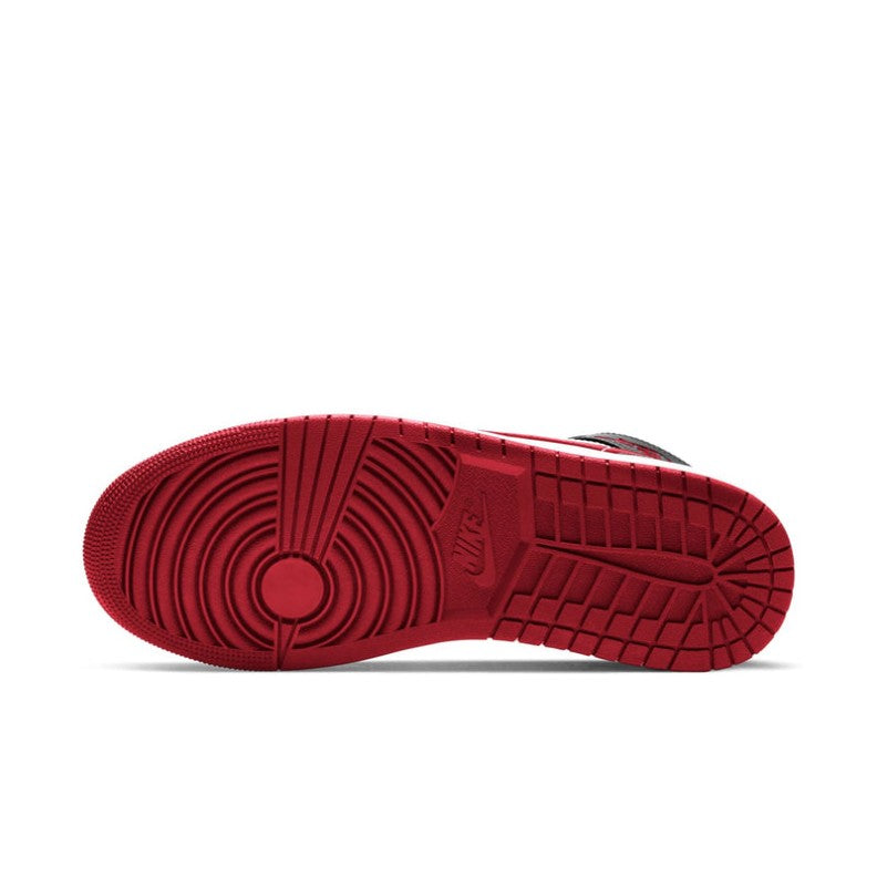 Air Jordan 1 Mid 'Black White Gym Red' 554724-122